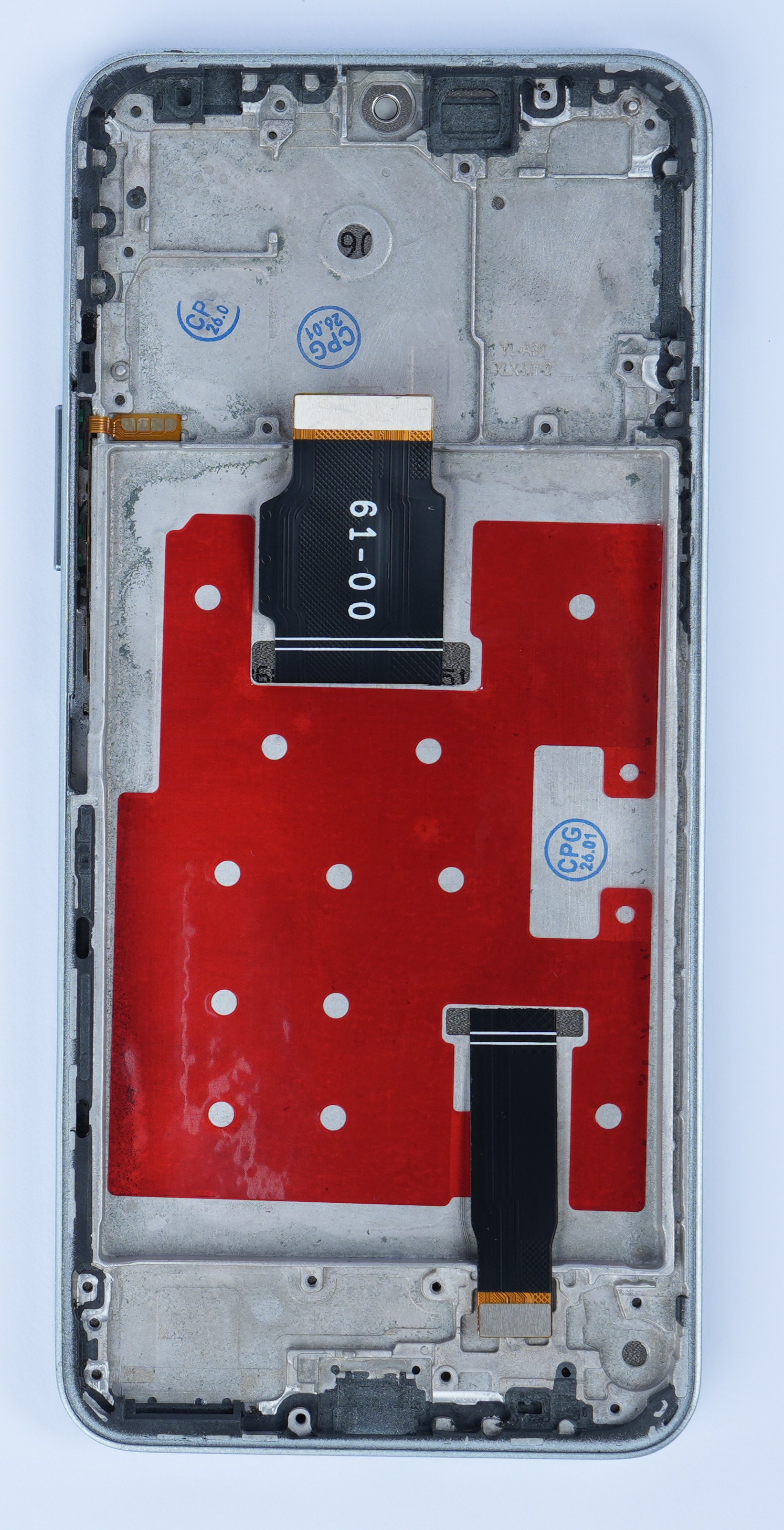 PANTALLA HONOR X8A original con marco silver 