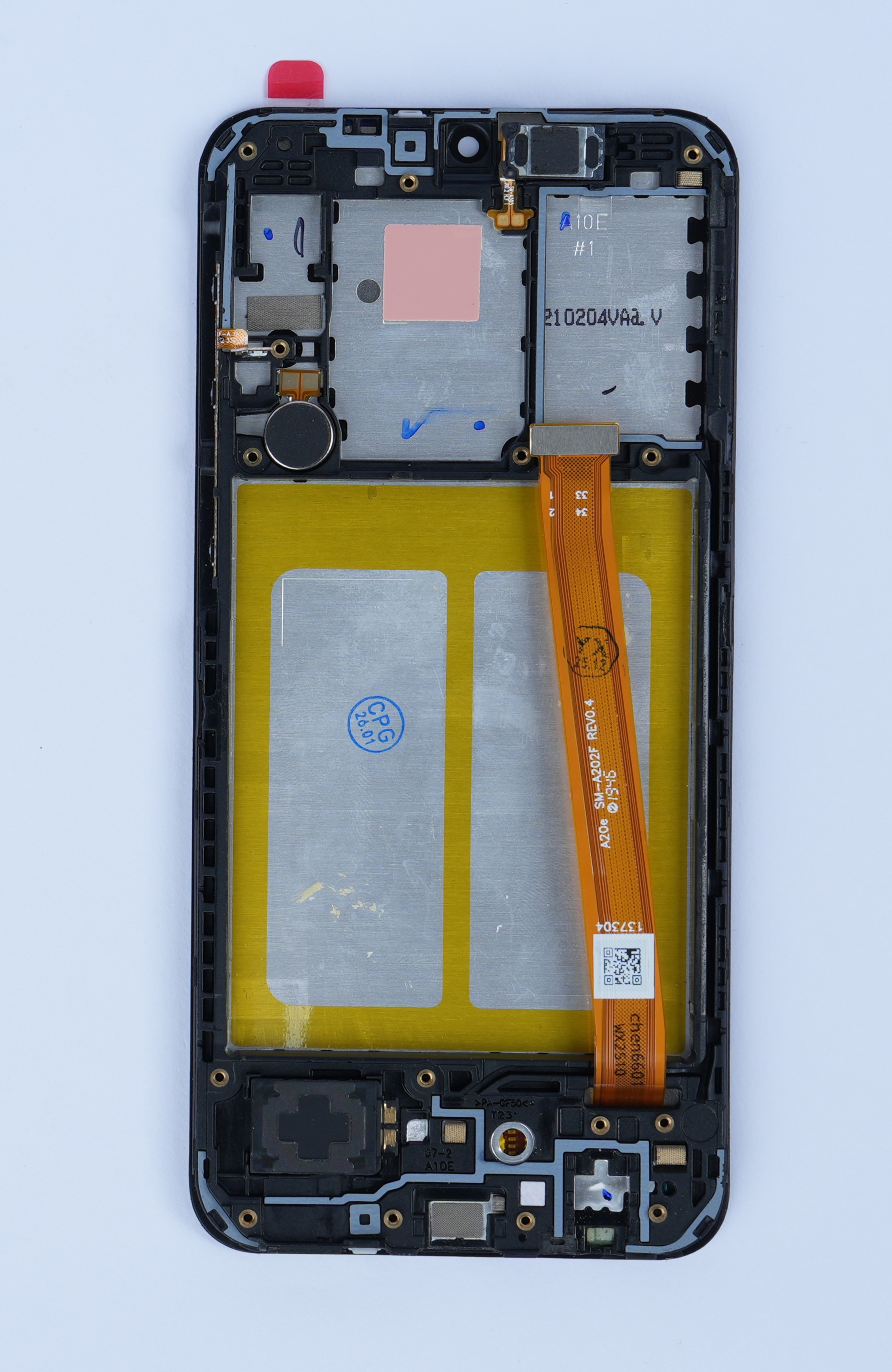 PANTALLA SAMSUNG A10E original con marco