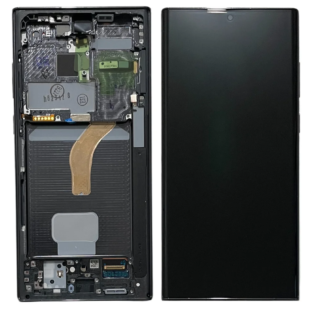 PANTALLA SAMSUNG S22 Ultra 5G original con Marco Negro